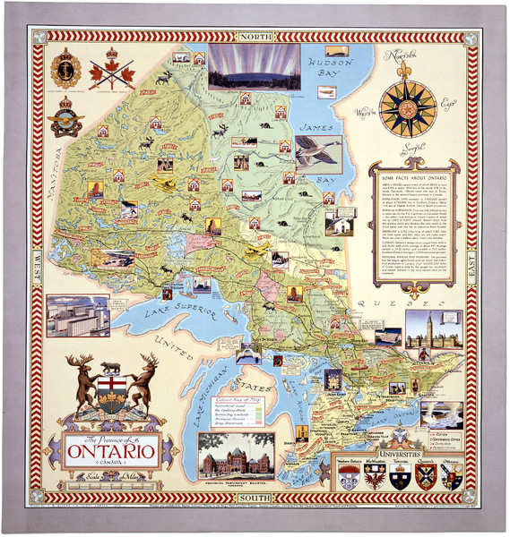 Ontario Tourist Map