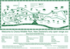 Orana Wildlife Park Map