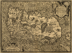 Ortelius’ Map of Ireland (1598)