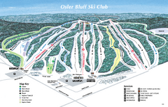 Osler Bluff Ski Club Ski Trail Map