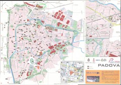 Tourist Map Of Padova Italy