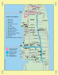 Palm Beach Tourist Map