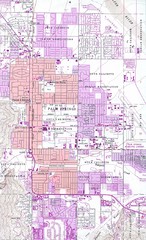 Palm Springs California City Map