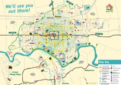 Palmerston North Cycling Guide Map