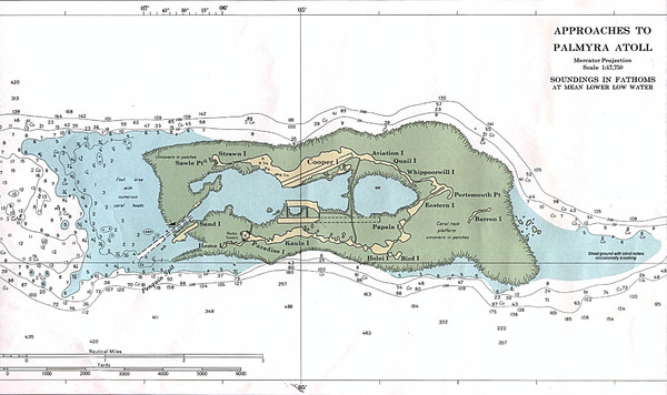 Palmyra atoll Map