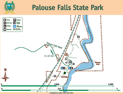 Palouse Falls State Park Map