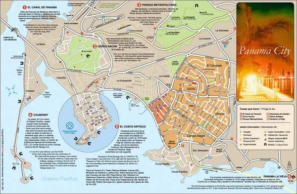 The Visitor's Map of Panama City Beach, FloridaPanama City Beach Google 