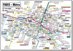 Paris, France Hotel Map