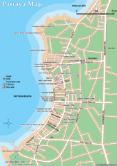 Pattaya Hotel Map