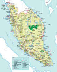 Malaysia Map - Malaysia • Mappery