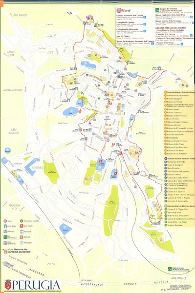 Fullsize Perugia Map