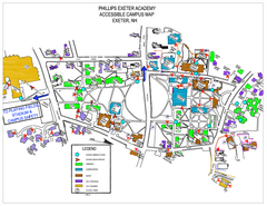 Phillips Exeter Academy Campus Map