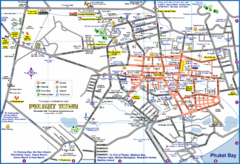 Phuket Town Map