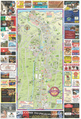 Pigeon Forge South tourist map