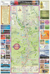 Pigeon Forge tourist map