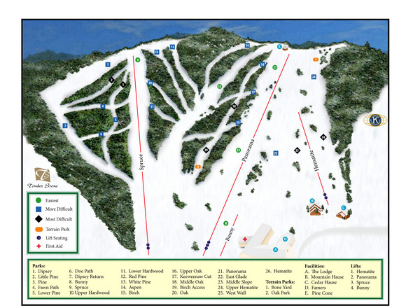 Mountain Resort Ski Trail