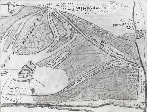 Pine Tree Ski Trail Map