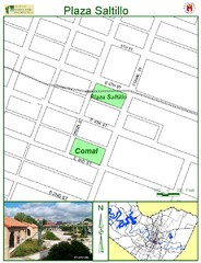 Plaza Saltillo Park Map