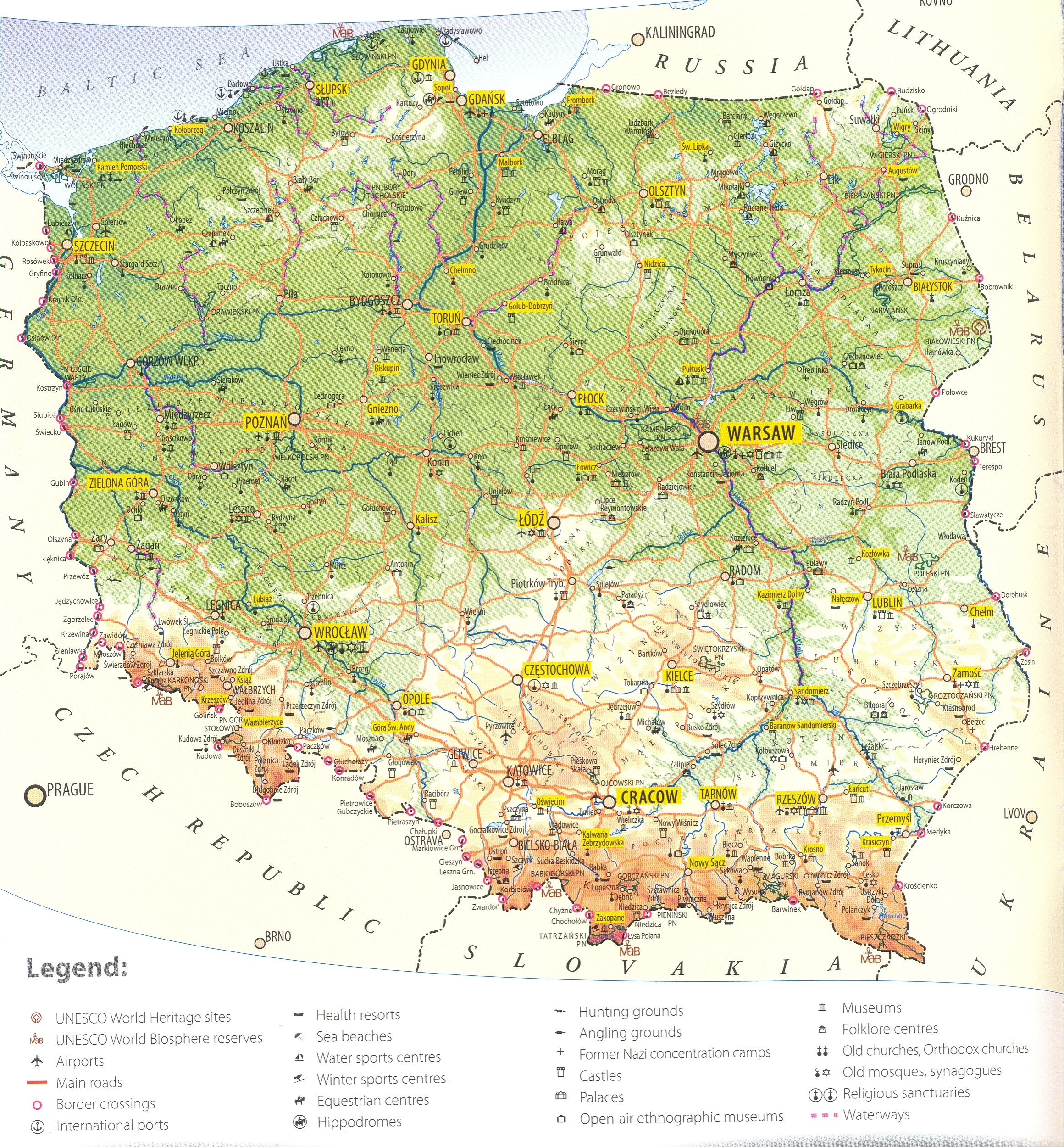 CLICK ON THIS MAP OF POLAND AND IT WILL ENLARGE