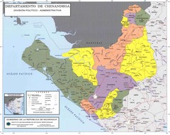 Political divisions of northeastern  Nicaragua...