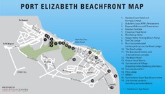 Port Elizabeth Beachfront Map