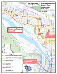 Portland, Oregon Bike Map