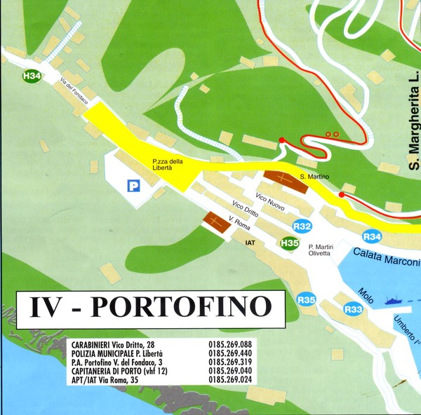 Fullsize Portofino Map