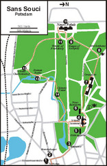 Potsdam Walking Tour Map