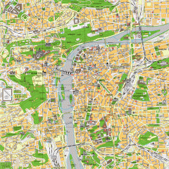 Prague City Center Map
