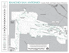 Rancho San Antonio Open Space Preserve Map