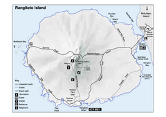 Rangitoto Island Map
