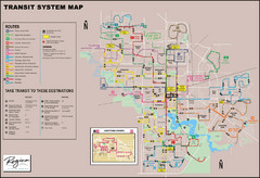 Regina Transit Map