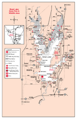 Rend Lake State Park, Illinois Site Map