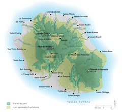 Reunion National Parks Map