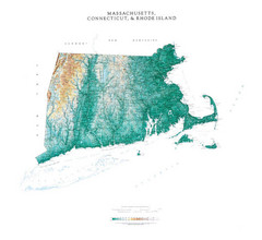 Rhode Island Wall Map