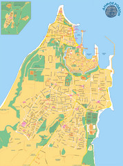 Rhodes City Map