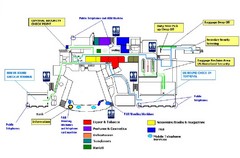 Riena Beatrix International Airport Map