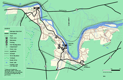 Robinson State Park trail map
