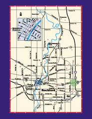 Rockford, Illinois Map
