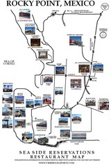 Rocky Point, New Mexico Restaurants Map