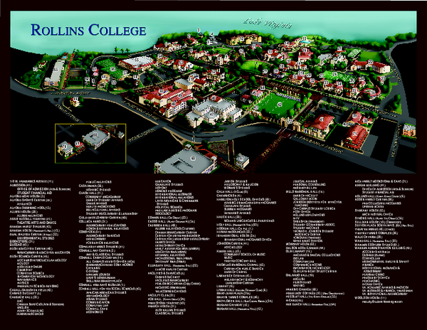 Rollins College Map