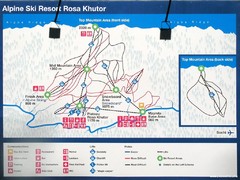 Rosa Khutor Ski Trail Map