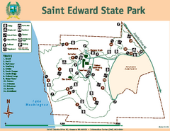 Saint Edward State Park Map