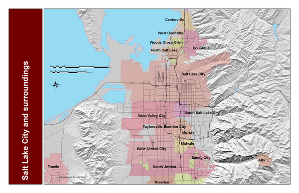 Usa Map Salt Lake City