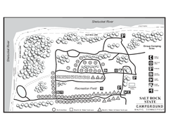 Salt Rock State Park campground map