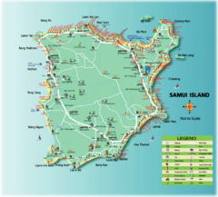 Samui Tourist Map