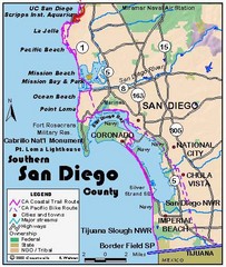 San Diego Beach Map