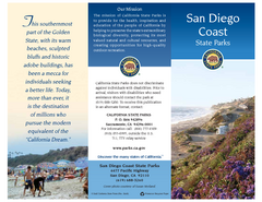 San Diego Coast State Parks & Beaches Map