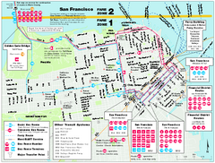 San Francisco Bus and Ferry Map