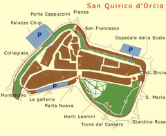 San Quirico Map
